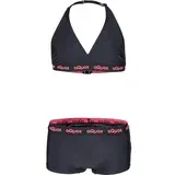 AQUOS KESTREL Sportski dvodijelni kupaći kostim za djevojčice, crna, veličina