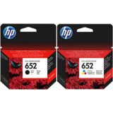  Kartuša HP 652 komplet črna/black (F6V25AE) + barvna (F6V24AE) - original Cene