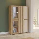 Modern Living Vitrina Eliston, Kašmir, Barva Hrasta | Shoptok.si