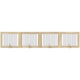  Vrata za pse s postoljem 4 pcs Hrast sonoma 100 x 80 cm | shoptok.hr