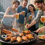Smania GrillBoyz&amp;trade; zabavni držači za kobasice &amp;ndash; 3 komada Slike
