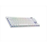 Logitech G G PRO X TKL keyboard Gaming RF Wireless + Bluetooth QWERTY US International White | shoptok.hr