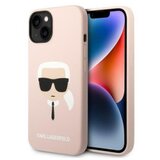 Karl Lagerfeld futrola za iPhone 14 pink karl head ( GSM167628 )