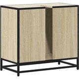 vidaXL Kupaonski ormarić za umivaonik boja hrasta 65x33x60 cm drveni | shoptok.hr