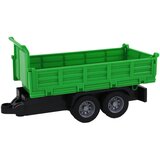 Truck With Crane Friction Drive Sounds Green Wood 1:16 Slike