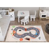 Vitaus Krem periv dječji tepih za igru 100x160 cm Race Garage – | shoptok.hr