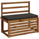  Jastučić za klupu SOEST 100% poliester Antracit 60 x 40 x 5 cm | shoptok.hr