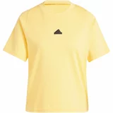 ADIDAS SPORTSWEAR Funkcionalna majica 'Z.N.E.' svetlo rumena / črna