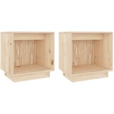  Noćni ormarići 2 kom 40 x 30 x 40 cm od masivne borovine | Eponuda.com