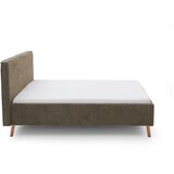 Meise Möbel Tamno zeleni tapecirani bračni krevet s prostorom za odlaganje s podnicom 160x200 cm Riva – | shoptok.hr