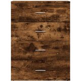  Komoda 2 kom boja dimljenog hrasta 60x39x80cm konstruirano drvo | shoptok.hr