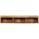 vidaXL Zidni TV ormarić 100x30x19 cm puno drvo bagrem | shoptok.hr