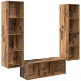  Set TV komoda Zidne 3 pcs Staro drvo Konstruirano drvo | Eponuda.ba