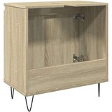 vidaXL Kopalniška omarica sonoma hrast 58x33x60 cm inženirski les | Shoptok.si