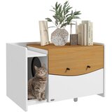 PawHut Omarica za mačje stranišče, omarica za mačje stranišče z izvlečnim predalom, (5000240303) | Shoptok.si
