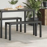 Vrtna klupa Crna 100 x 28 x 45cm Čelik | shoptok.hr