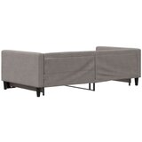  Dnevni krevet na razvlačenje smeđesivi 100 x 200 cm od tkanine | shoptok.hr