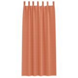 vidaXL Zavjese sa zavjesama 2 pcs Terakota 260 x 140 cm Poliester | shoptok.hr