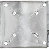  Šiljci za tlo 6 kom srebrni 14 x 14 x 91 cm pocinčani čelik | Eponuda.ba