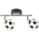 Rabalux frankie spot LEDG9 2x4W sa sijalicom,hrom/crna | Eponuda.com