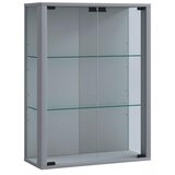 MID.YOU Viseča Vitrina Udina, Srebrna, Led | Shoptok.si