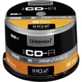 Intenso 1x50 CD-R 80 / 700MB 52x Speed, printable, scr. res. Cijene