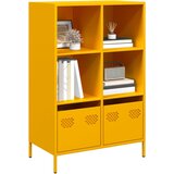 vidaXL Visoka omara gorčično rumena 68x39x103,5 cm jeklo Cene