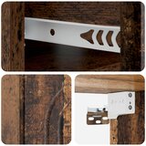  Noćni ormarić za montažu na zid Staro drvo 49 x 34,5 x 20 cm | shoptok.hr