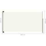  Uvlačiva bočna tenda za terasu 160 x 300 cm krem | shoptok.hr