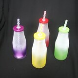 Staklena tegla sa slamčicom 170345 | ePonuda.com