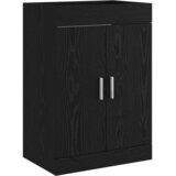 vidaXL Kopalniški kabinet pod umivalnikom Črni hrast, (5000245695) | Shoptok.si