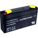 Multipower PB-6-1,2-4,8 MP1,2-6 svinčeni akumulator 6 V 1.2 Ah svinčevo-koprenast (ŠxVxG) 97 x 57 x 25mm ploščati vtič 4,8mm brez vzdrževanja, nizko s, (20438708) Cene