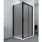 Copen Stakleni paravan CONCEPT ATLAS BLACK 120x195cm tonirano staklo 6mm crni mat ram (C-02-B4120) | ePonuda.com