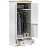  Ormari s ladicama Bijelo 76 x 50 x 170 cm Čvrsto borovo drvo | Eponuda.com
