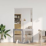  Vrata za pse s postoljem 2 pcs Siva sonoma 80 x 80 cm | shoptok.hr