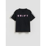 Reserved Ležerni t-shirt s printom - crno | shoptok.hr