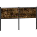 The Living Store posteljno vzglavje dimljeni hrast 150cm inženirski les in jeklo - vzglavje, (21418482) Cene