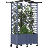  Povišeni krevet s mrežom i krovom Siva 122 x 40 x 144 cm PP | Eponuda.ba