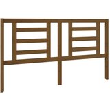  Posteljno vzglavje medeno rjavo 166x4x100 cm trdna borovina, (20647968) | Shoptok.si