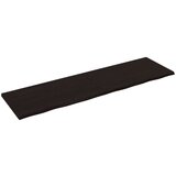 Maison Chic Stenska polica - Viseča Polica temno rjava 220x60x(2-4) cm trdna hrastovina, (21784606) Cene