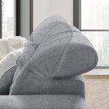XORA KOTNA SEDEŽNA GARNITURA, tkanina siva | Shoptok.si