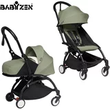 BABYZEN yoyo² otroški voziček 2v1 newborn pack 0+ olive (black frame)