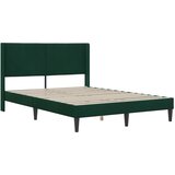  Krevetna konstrukcija Tamnozelena 140 x 190 cm Baršun | shoptok.hr