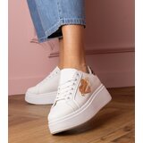 Gemre White sneakers with leopard print detail Lerisol | Shoptok.si