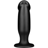 BUTTR AH-1 - analni dildo s vakuumskim postoljem (crni) | shoptok.hr