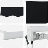 Nadstrešnica Crna 300 x 250 x 165 cm Poliester i aluminij | shoptok.hr
