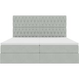  Krevet s od storage Svijetlo siva 180 x 200 cm Baršun Svjetlosiva | Shoptok.si