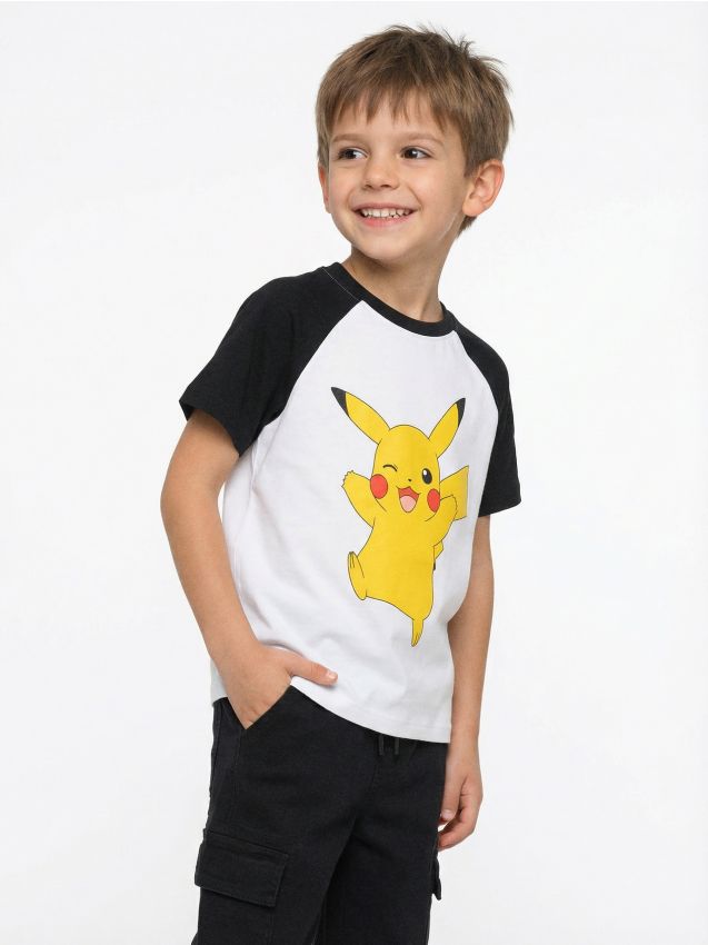 Sinsay Pamučna majica s printom Pokemon | shoptok.hr