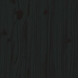 vidaXL vrtni tabure crni 120 x 80 cm od masivne borovine | shoptok.hr
