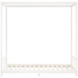  Okvir za dječji krevet bijeli 90 x 190 cm od masivne borovine | shoptok.hr